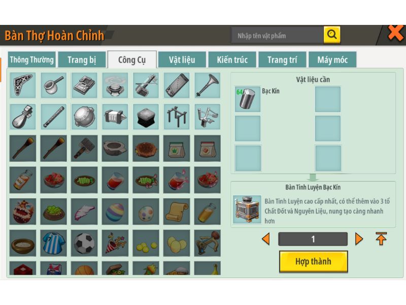 Vật Phẩm Và Kho Đồ Trong Hack Mini World