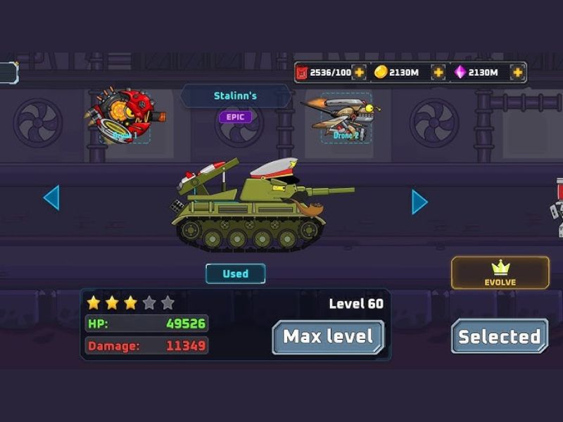 Tính Năng Nổi Bật Trong Phiên Bản Hack Tank Combat War Battle