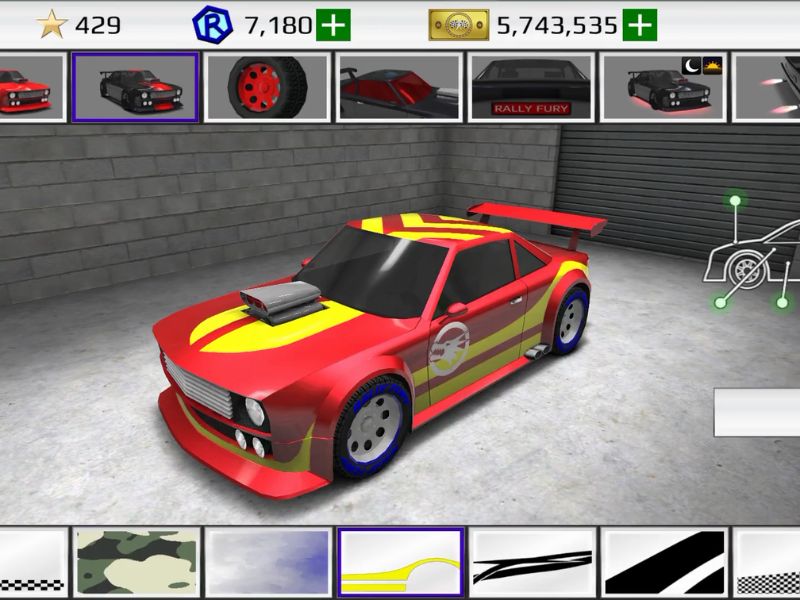 Nâng Cấp Xe Toàn Diện Trong Rally Fury