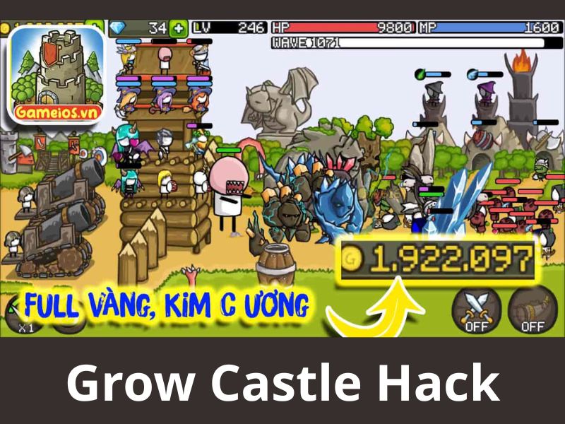 Những Tính Năng Nổi Bật Của Phiên Bản Grow Castle Hack