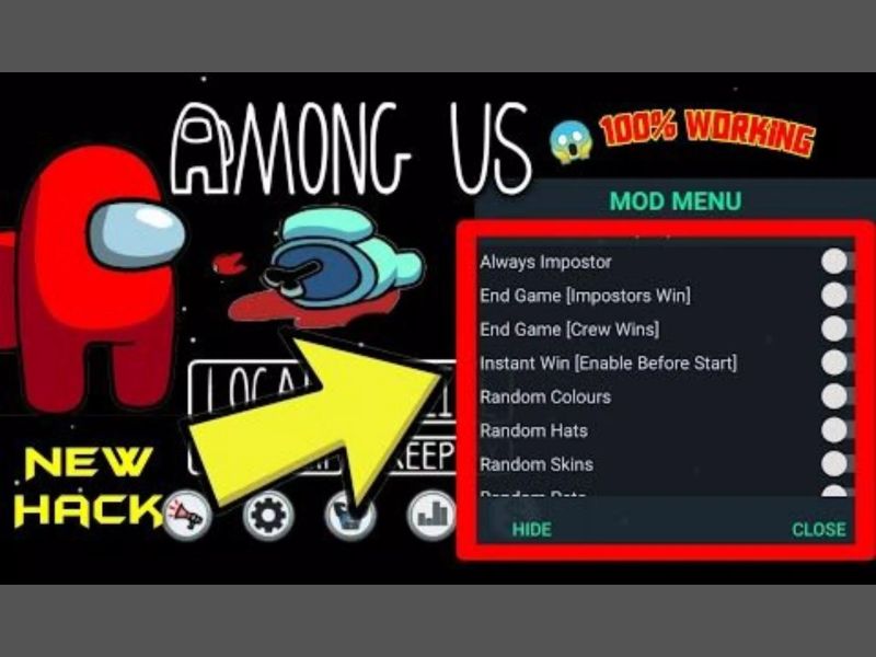 Những Tính Năng Nổi Bật Của Phiên Bản Hack Among Us