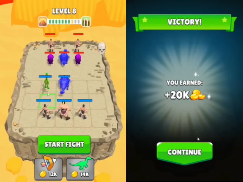 Cơ chế chiến đấu Hợp Nhất quen thuộc trong Merge Master 