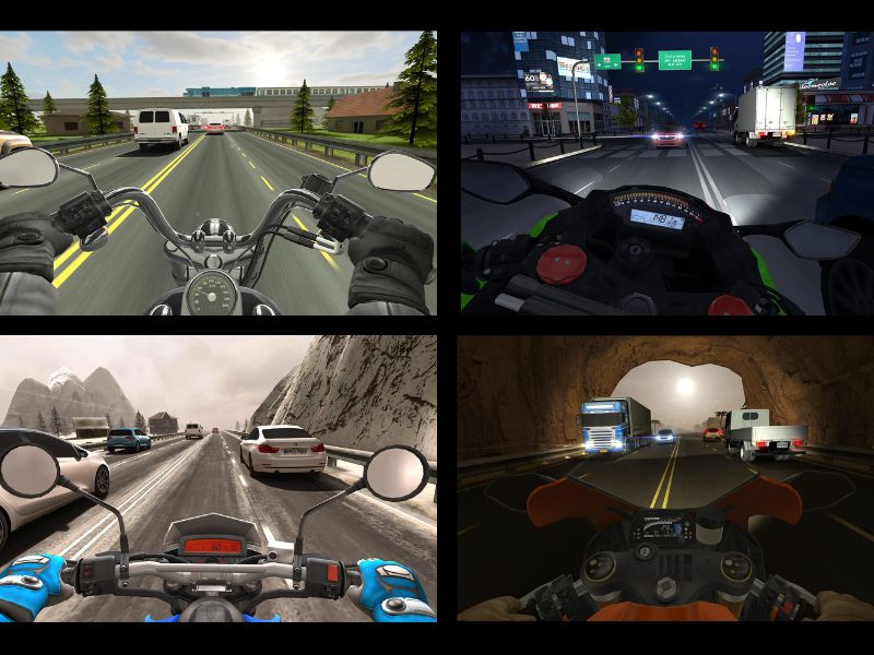 Đua Mô Tô Với Nhiều Chế Độ Chơi Hấp Dẫn Trong Traffic Rider