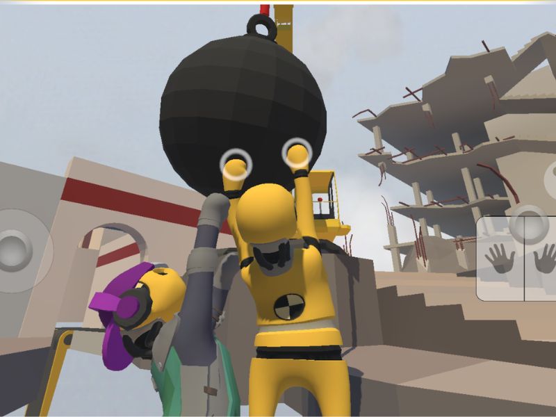 Game giải đố theo quy tắc vật lý trong Human Fall Flat Apk