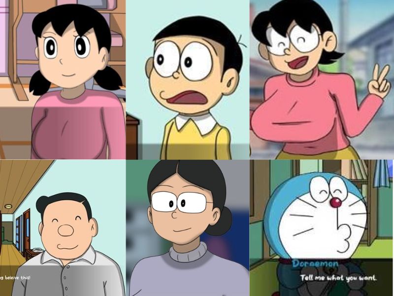 Hệ Thống Nhân Vật Quen Thuộc Trong Doraemon X APK