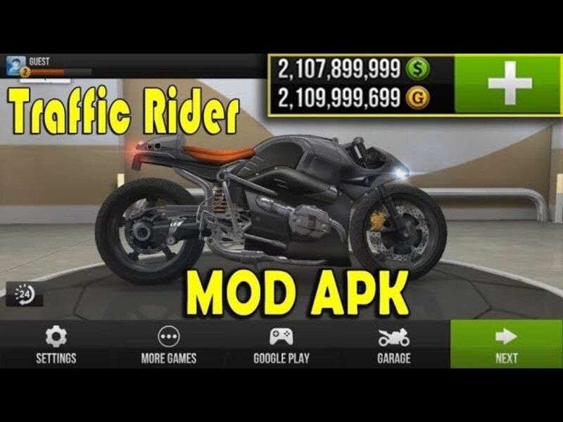 Các Tính Năng Nổi Bật Có Trong Phiên Bản Traffic Rider MOD APK
