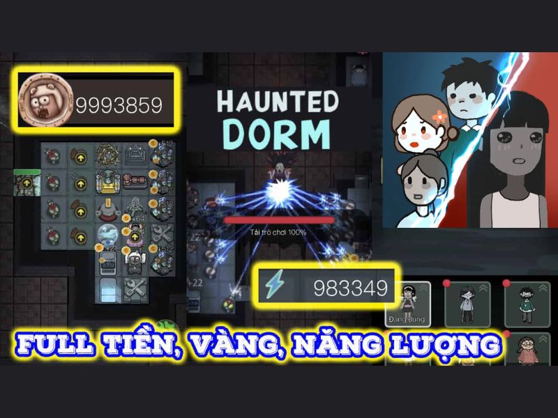 Các Tính Năng Nổi Bật Của Phiên Bản Haunted Dorm Hack