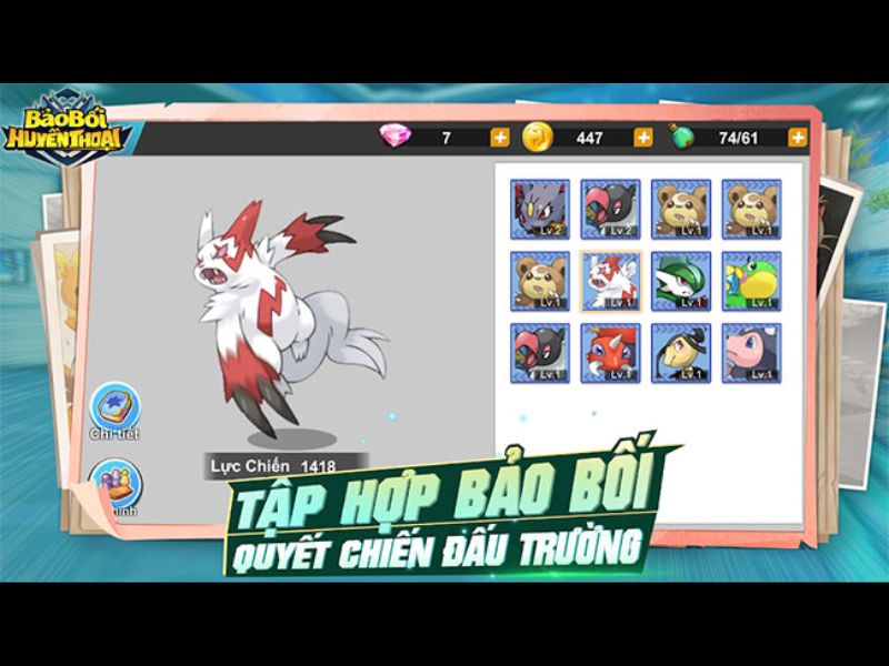 Hệ thống Bảo Bối Huyền Thoại phong phú