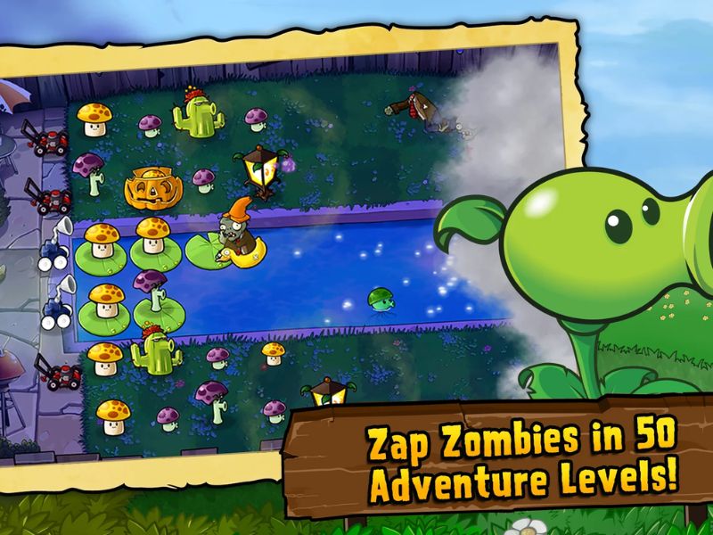Chế độ chơi phong phú trong Plant vs Zombie