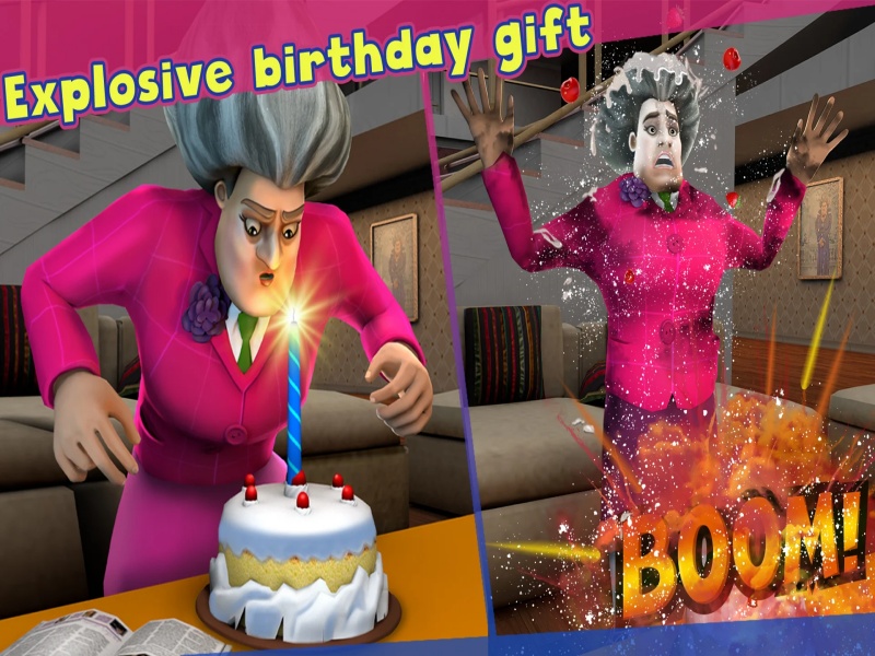 Cách chơi và cơ chế tương tác hấp dẫn trong game Scary Teacher 3d Hack