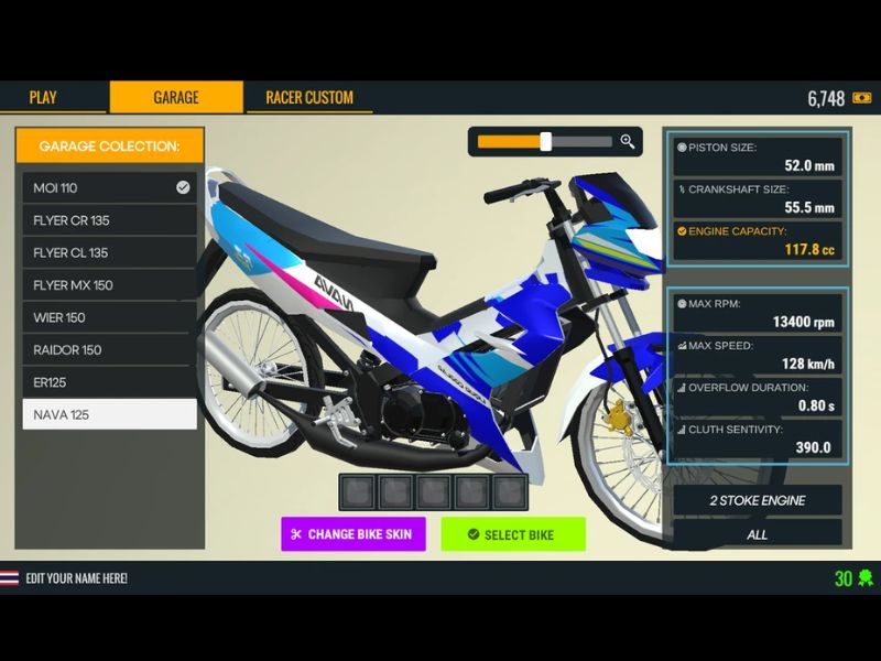 Tùy Chỉnh Xe Máy Trong Asian Drag Champion