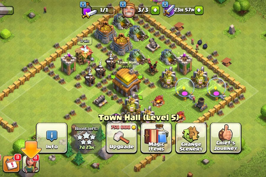 Banner Clash of Clan hack