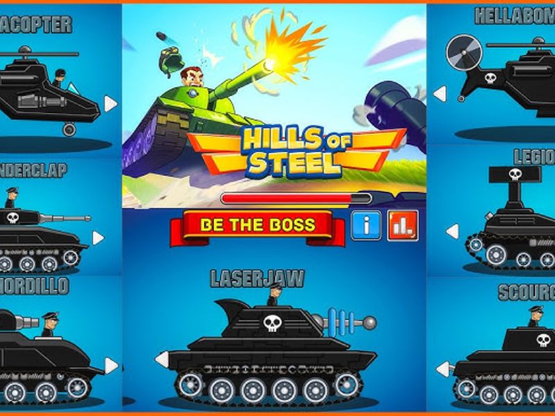 Chế Độ Chơi Đa Dạng Trong Hills of Steel