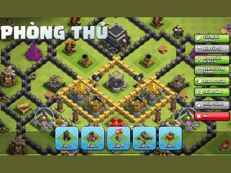 Xây Dựng Và Phòng Thủ Đế Chế Trong Clash of Clan