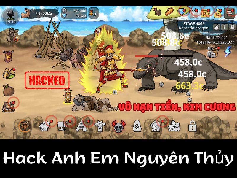 Những Tính Năng Nâng Cấp Trong Hack Anh Em Nguyên Thủy Vô Hạn Tiền Kim Cương