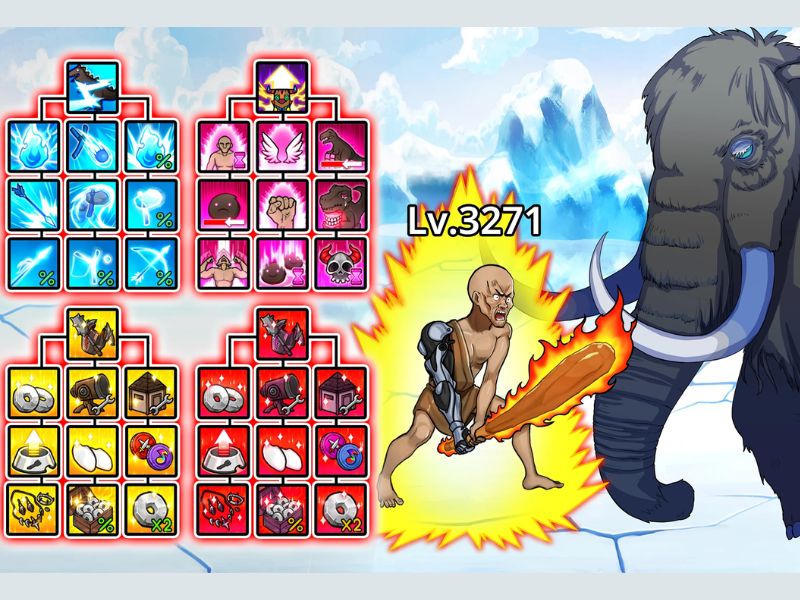 Hệ Thống Nâng Cấp Nhân Vật Phong Phú Trong anh em nguyên thủy