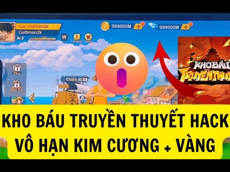 Những Tính Năng Nâng Cấp Trong Hack Kho Báu Truyền Thuyết