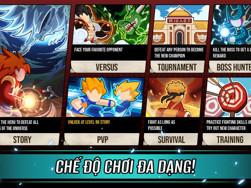 Chế Độ Chơi Đa Dạng Và Thách Thức Trong Chiến Binh Đa Vũ Trụ Đại Chiến