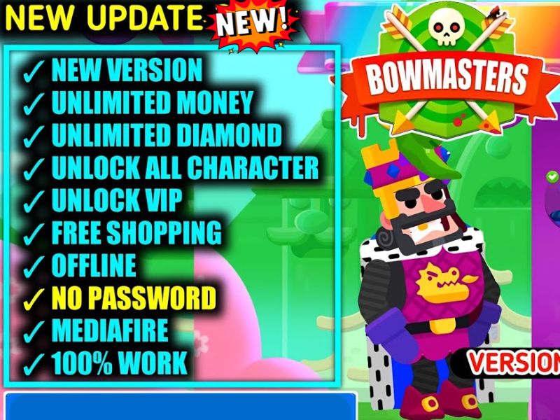 Những Tính Năng Nâng Cấp Đột Phá Trong Bowmasters Hack 