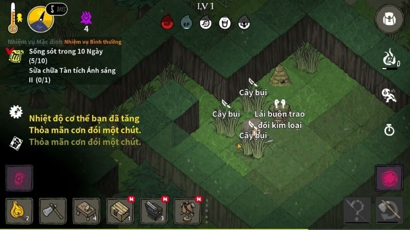 Thu Thập Vật Phẩm Đa Dạng Để Gia Tăng Sức Mạnh Trong The Wild Darkness Mod APK 1.3.58