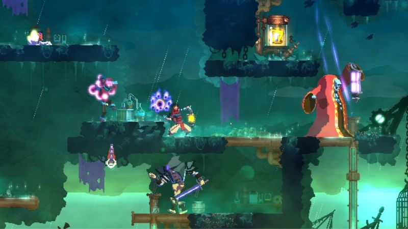 Đồ Họa Pixel Mượt Mà, Hiệu Ứng Chiến Đấu Mãn Nhãn Trong Dead Cells APK