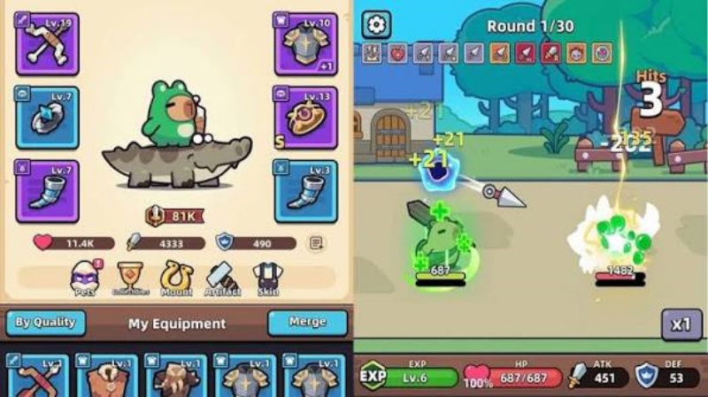 Hành trình roguelike thay đổi liên tục