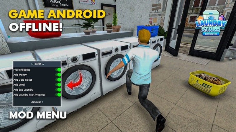 Laundry Store Simulator MOD APK