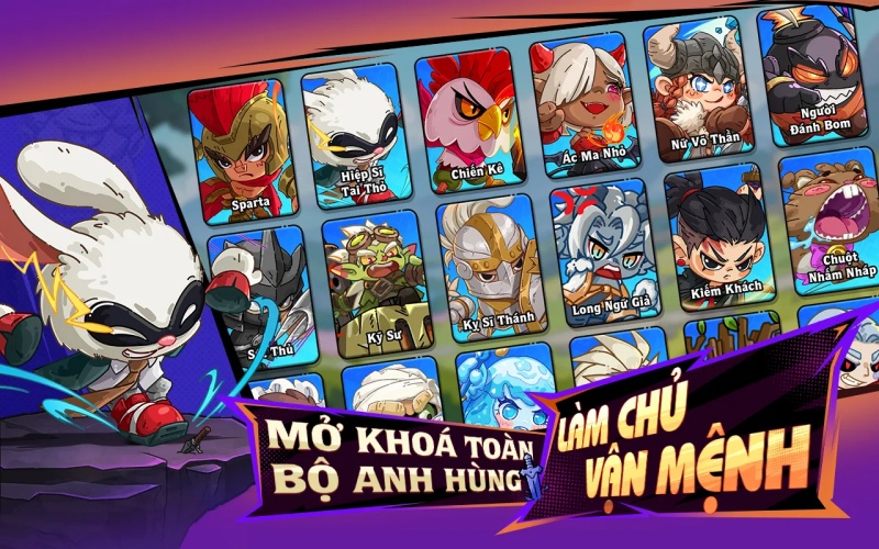 Tất cả anh hùng đều có thể sử dụng
