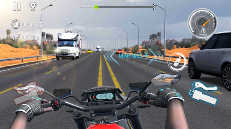 Gameplay của Ultimate Traffic Bike Driving diễn ra như thế nào